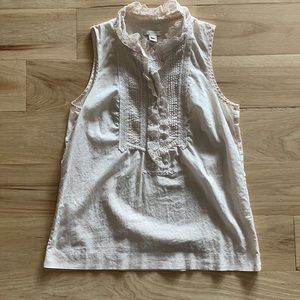 Lace Short Sleeve J.Crew Blouse